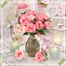 Load image into Gallery viewer, Lush 8 Bundles of Realistic Peonies - Enhance Any Spring Decor Effortlessly