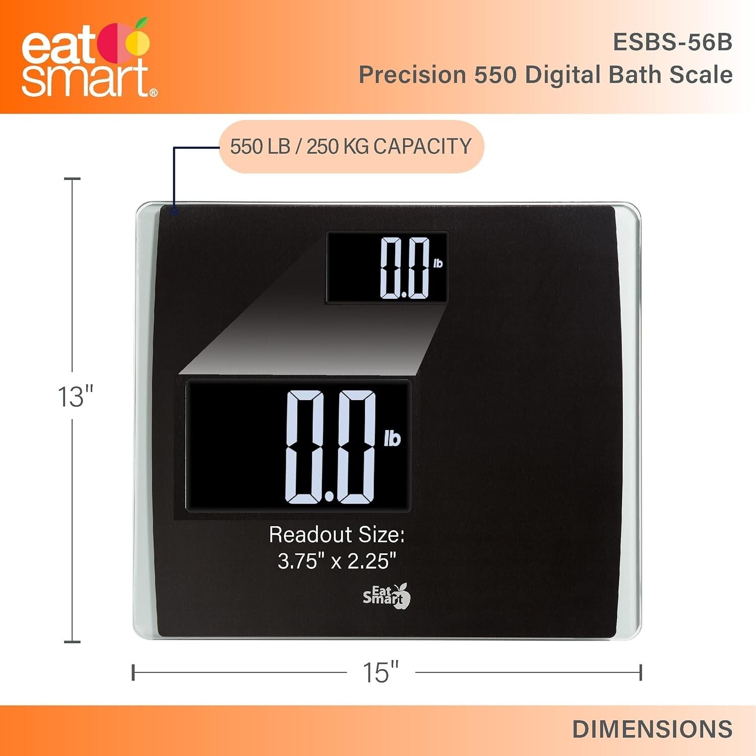 Extra Wide Digital Bathroom Scale Set for Accurate Body Weight Tracking (2-Pack)