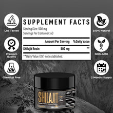 Load image into Gallery viewer, Authentic Himalayan Shilajit Resin - 85 Minerals for Daily Vitality (3 Count)
