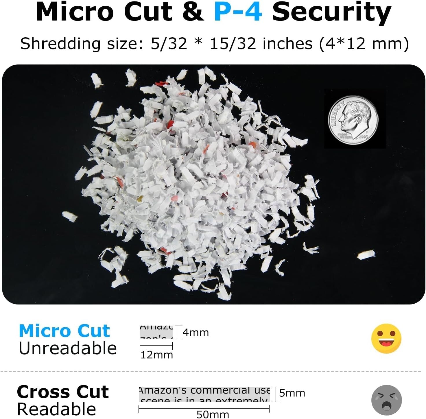 Efficient Heavy Duty Shredder with Micro-Cut Technology for Maximum Security