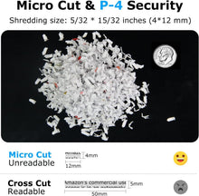 Load image into Gallery viewer, Efficient Heavy Duty Shredder with Micro-Cut Technology for Maximum Security