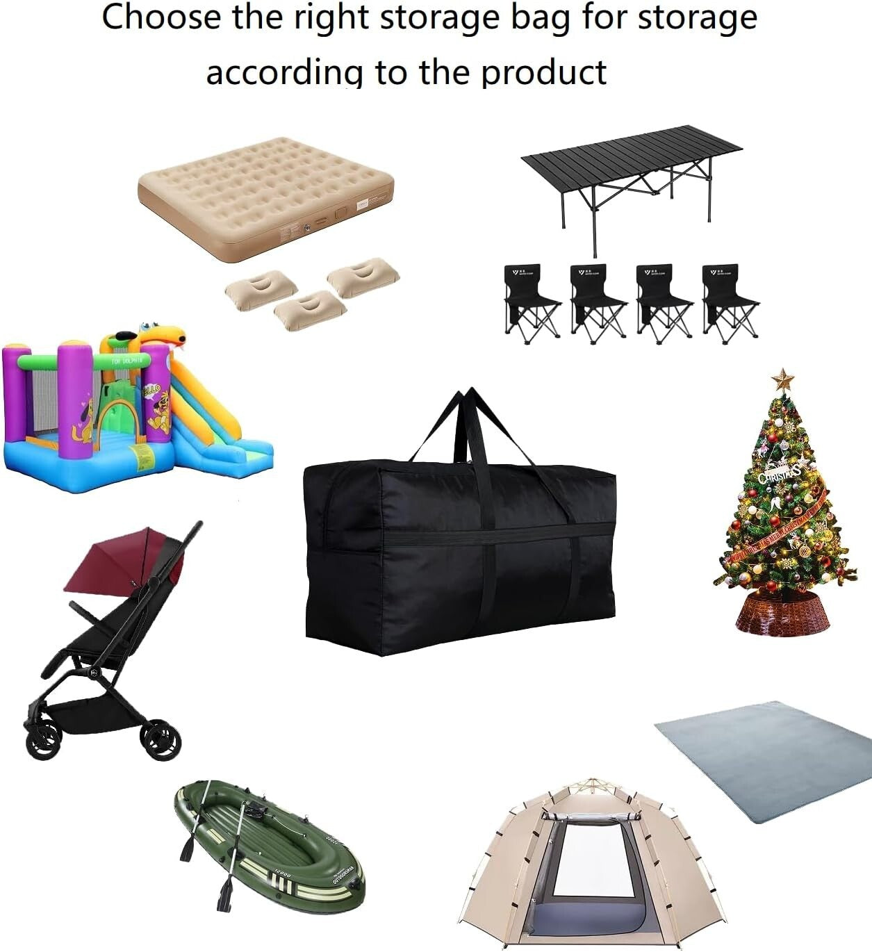 Durable 50" Extra Large Duffle Bag - Perfect for Travel and Outdoor Adventures