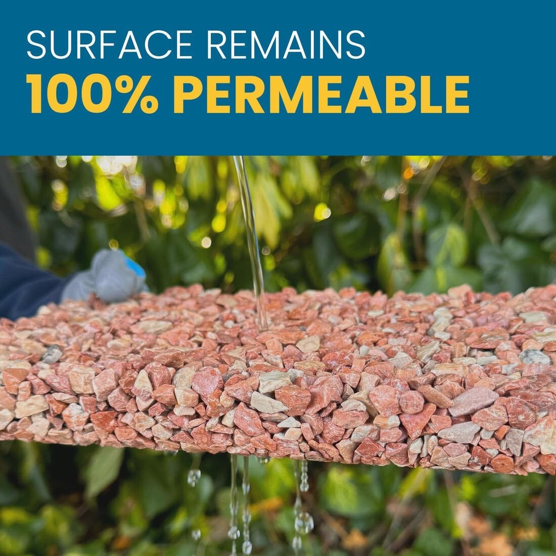 EASIHOLD 1.3 Gallon Mulch Glue - Non-Toxic, Fast-Drying Landscaping Solution