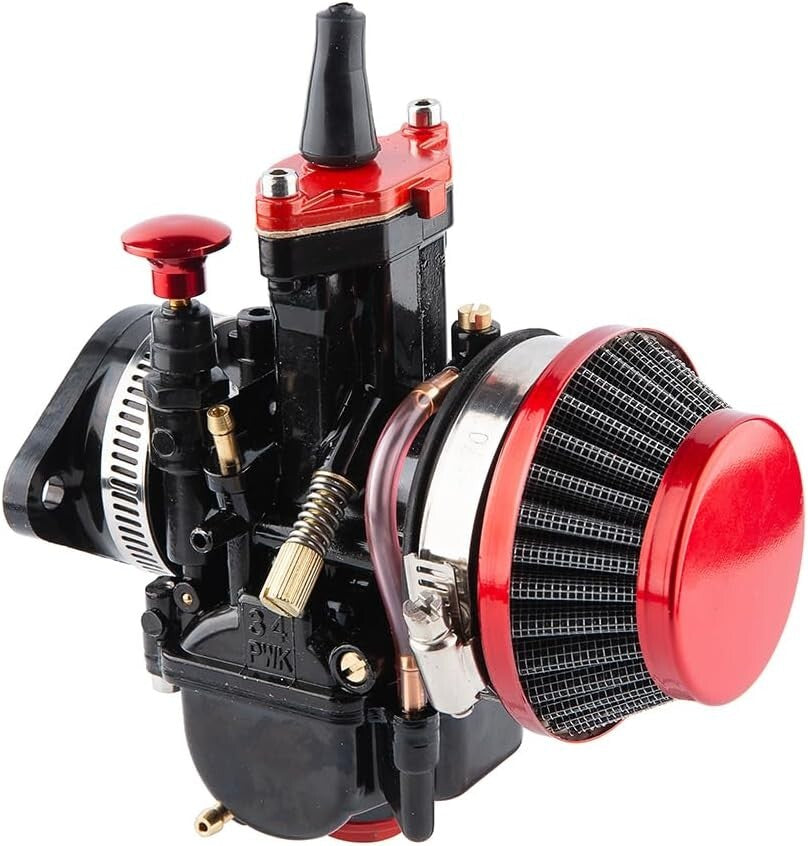 CNC Adjustable 34mm Carburetor - Performance Upgrade for Dirt & Off-Road Bikes