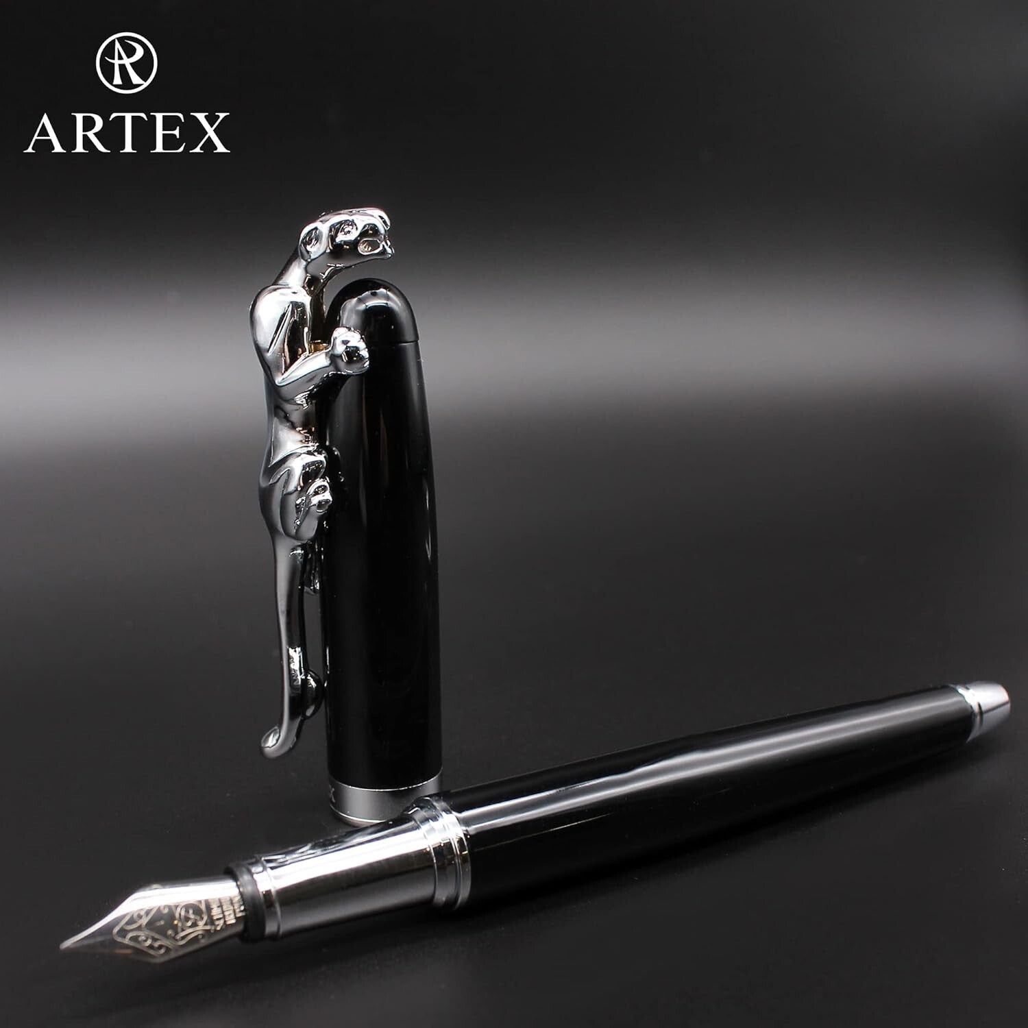 Black Fountain Pen with Gift Box - Luxury Writing Experience for Everyone
