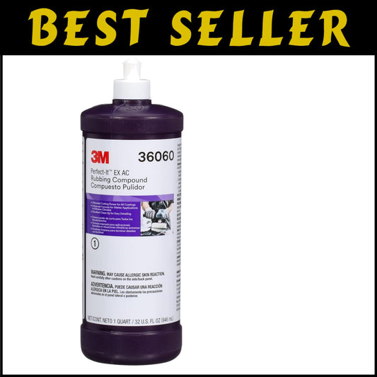 EX AC Rubbing Compound 36060 - Fast Cutting, High Performance for Clearcoats