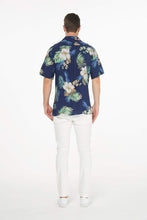 Load image into Gallery viewer, Navy Pineapple Garden Hawaiian Matching Outfit for Family - Comfortable Rayon