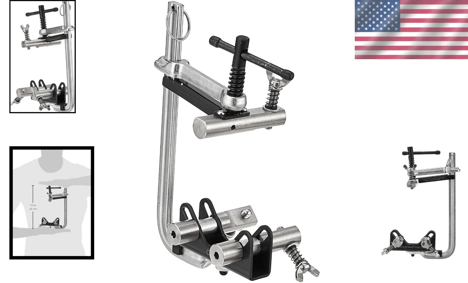 Lightweight Pipe Fit-Up Clamp for 2"-4" Pipes - Easy Welding Alignment Tool