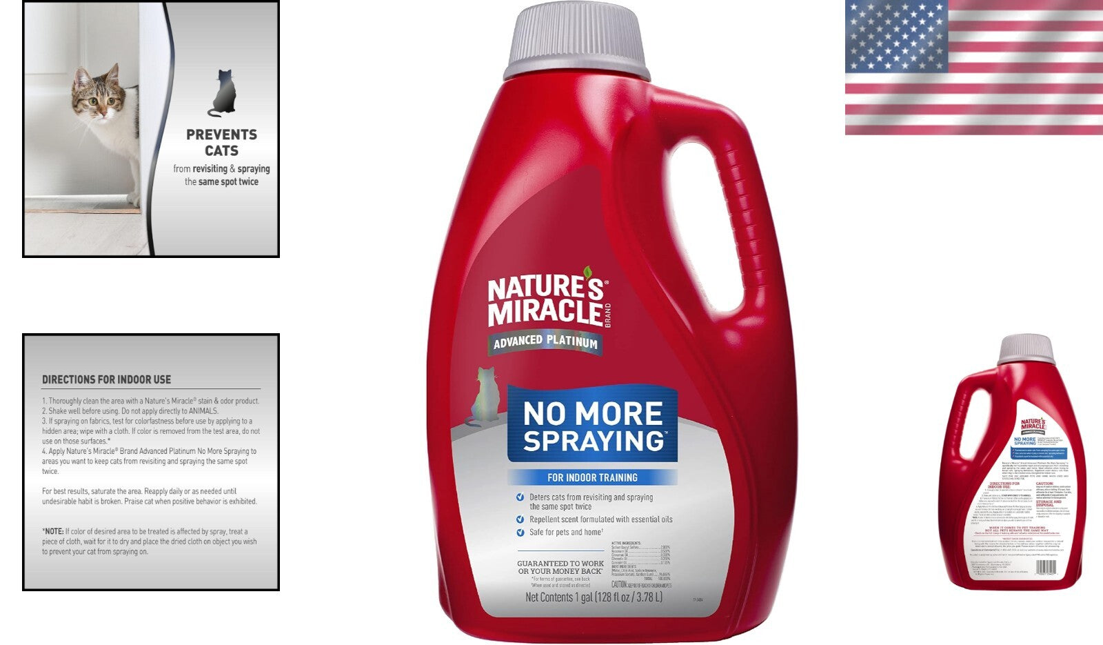 24 Oz. Advanced Platinum Indoor Cat Spraying Solution - Safe & Effective Formula