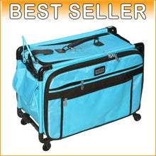 Load image into Gallery viewer, Heavy-Duty Collapsible Machine Case with 4-Wheel Drive for Sewers &amp; Quilters