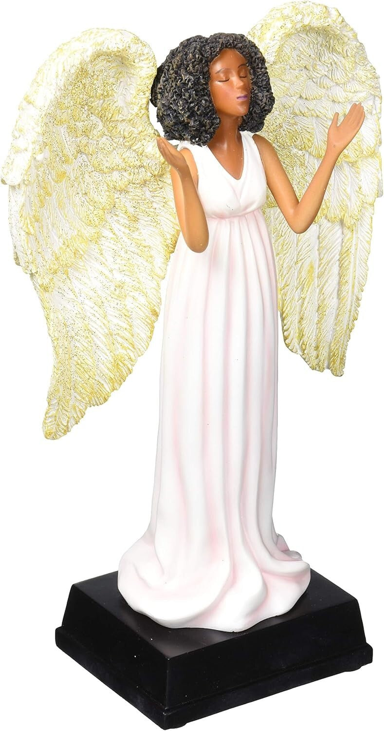 Meaningful Pink Angel Figurine - Perfect African American Gift for All Occasions