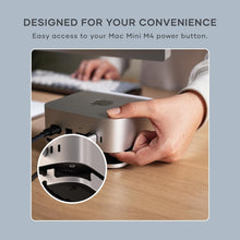 Load image into Gallery viewer, Optimized Mac Mini M4 Dock with Fast USB Ports, Enclosure &amp; Self-Cooling Design