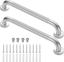 Load image into Gallery viewer, 24-Inch Polished Stainless Steel Grab Bars - 500 lb Capacity for Safety