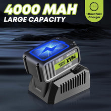 Load image into Gallery viewer, All-in-One Cordless Impact Wrench Set with 4.0Ah Battery &amp; 6 Sockets Included