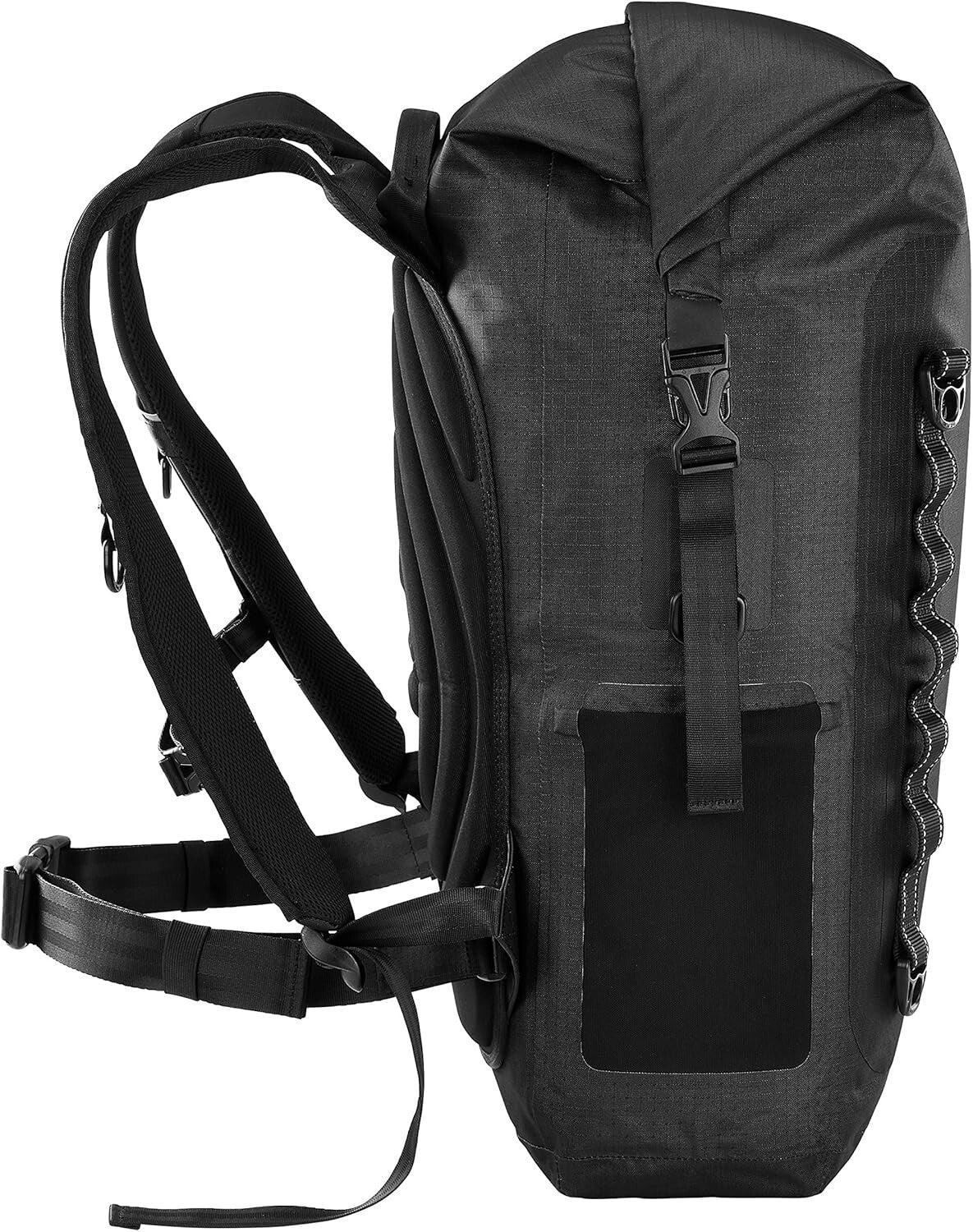Adventure-Ready 35L Nylon Waterproof Backpack with Airtight Front Pocket