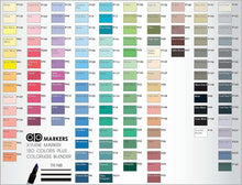 Load image into Gallery viewer, 25 Assorted Pastel Tri-Nib Markers in Tabletop Cube - Xylene-Based Art Supplies