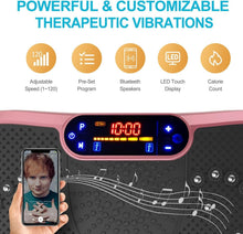 Load image into Gallery viewer, Bluetooth-Enabled Full Body Vibration Plate - Achieve Effective Workouts at Home