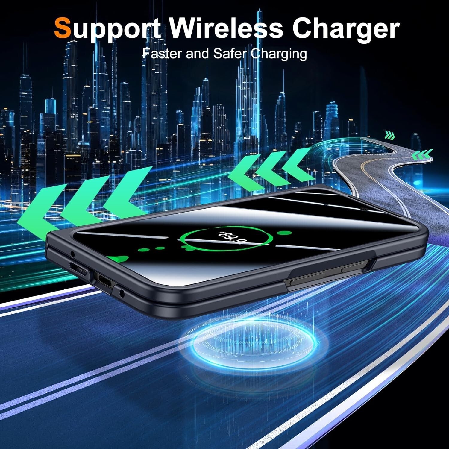 Multi-Functional Google Pixel 9 Pro Fold Case with Wireless Charging & Kickstand