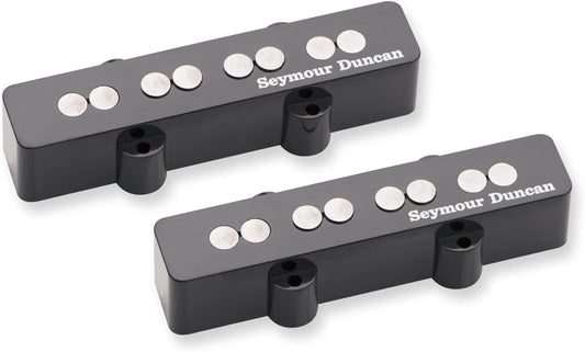 Alnico 5 Quarter Pound Pickup Set for Jazz Bass - Enhanced Tone and Sustain