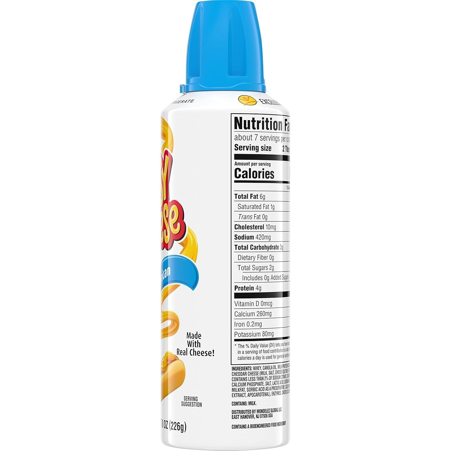 Bulk 12-Pack of Fun and Spreadable American Cheese Spray - Kids & Adults Loved