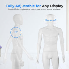 Load image into Gallery viewer, Sturdy 73-Inch Male Mannequin with Adjustable Design for Eye-Catching Displays