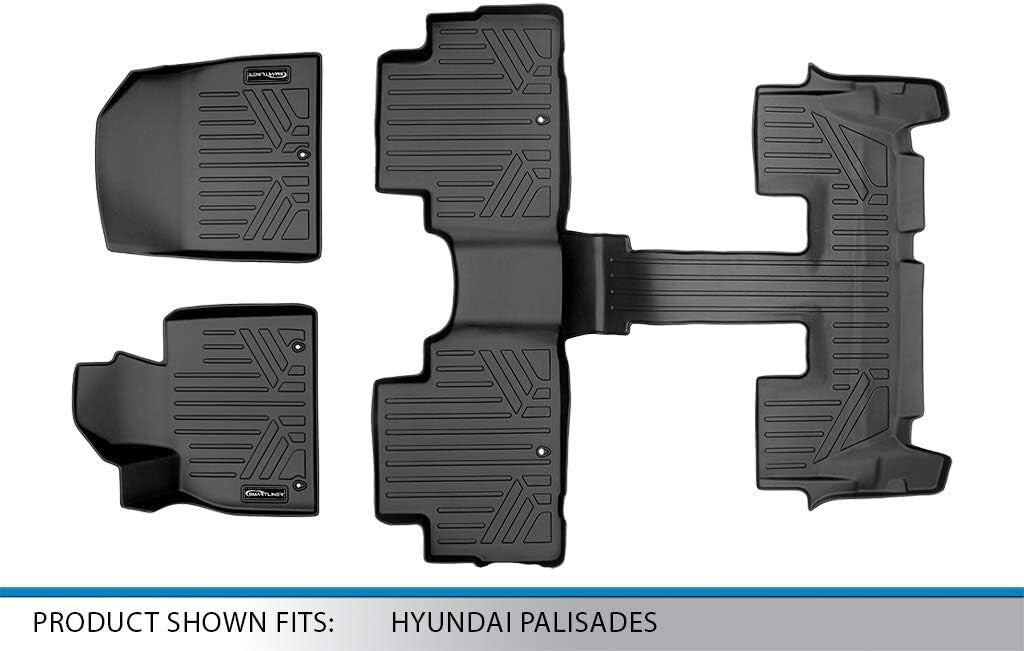 Eco-Friendly Custom Liner Set for 2020-2023 Hyundai Palisade - Easy Clean Design