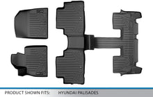 Load image into Gallery viewer, Eco-Friendly Custom Liner Set for 2020-2023 Hyundai Palisade - Easy Clean Design