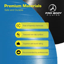 Load image into Gallery viewer, Comfortable 65cm Stability Ball Chair - Ideal for Home Office &amp; Fitness Workouts