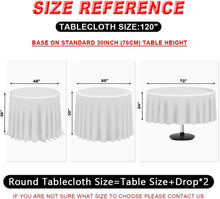Load image into Gallery viewer, Round 108-Inch Glitter Tablecloth - Shimmering Red Sequin Style for Occasions