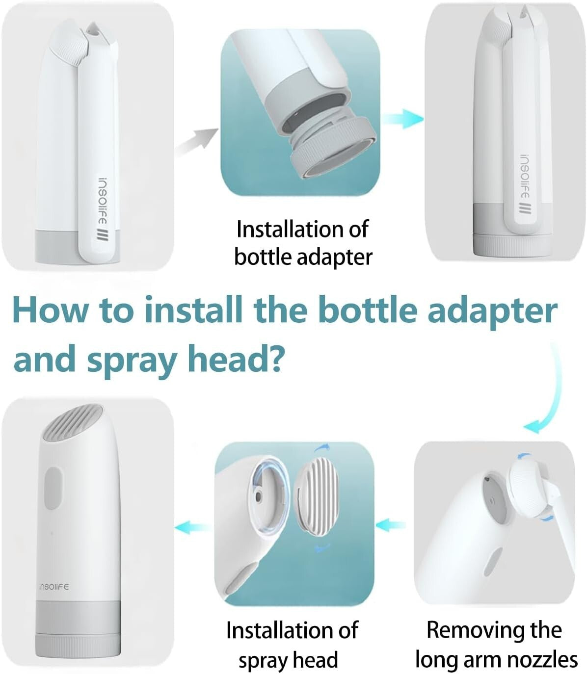 Lightweight Portable Bidet with USB Charging - Perfect for Travel Hygiene