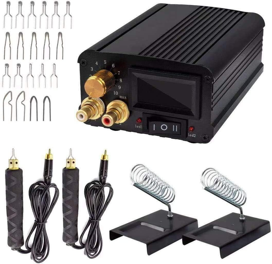 Adjustable Temperature Wood Burning Kit with Dual Pens & Accessories for Artists