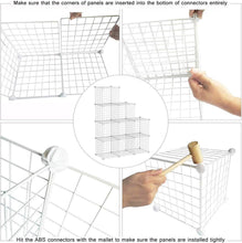 Load image into Gallery viewer, Elegant 9-Cube Wire Storage Organizer - Modern, Sturdy &amp; Versatile Solution