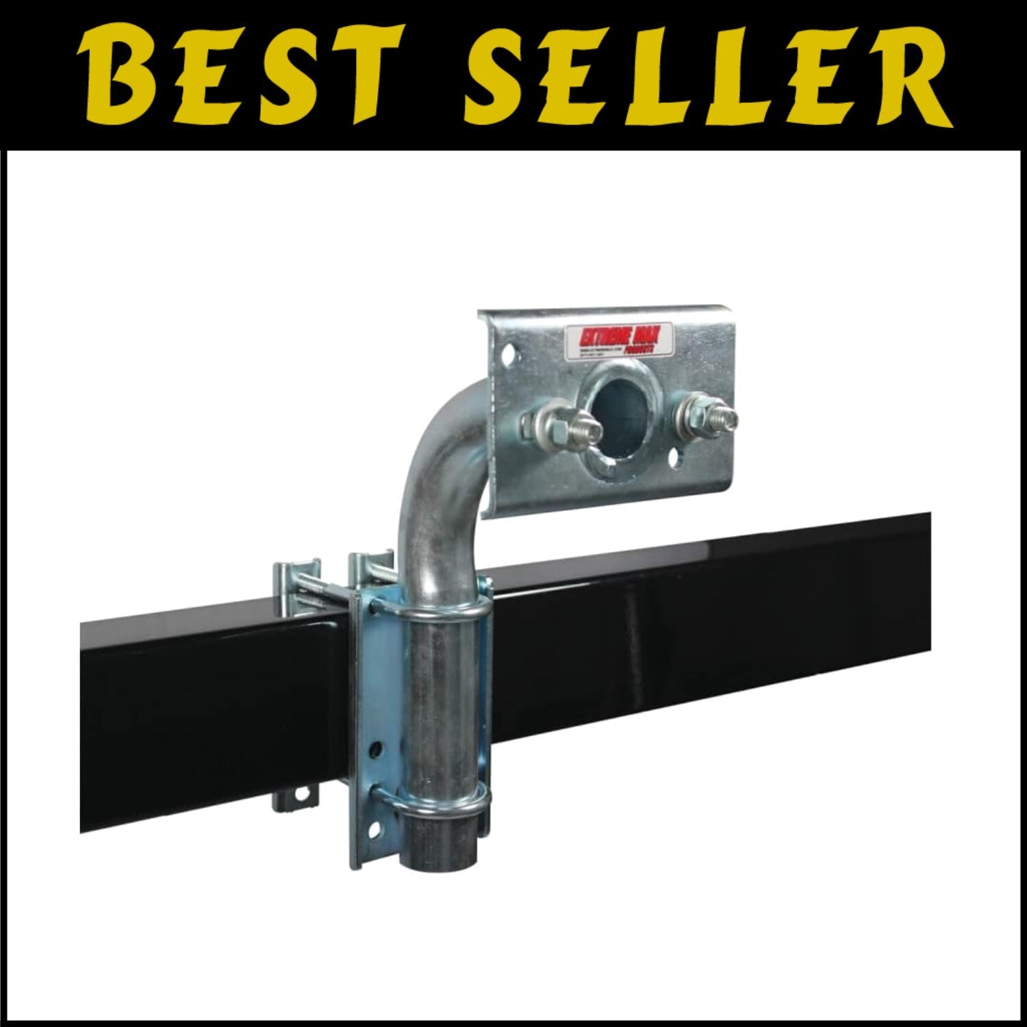 Compact Heavy-Duty Spare Tire Mount for 4, 5, 6 Lug Wheels - 2-Year Warranty