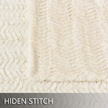 Load image into Gallery viewer, All-Season Twin XL Faux Fur Blanket 63" x 90" - Stylish Bohemian Comfort