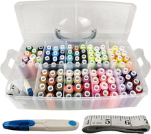 Load image into Gallery viewer, Ultimate Sewing Thread Collection: 100 Colors, 250 Yards, Tools Included