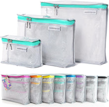 Load image into Gallery viewer, Stylish &amp; Durable Aqua Toiletry Bag Set - Perfect for All Your Travel Needs