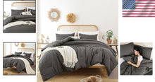 Load image into Gallery viewer, Super King Plus 128x120 Comforter and Pillowcases - Lightweight Boho Bedding Set