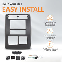 Load image into Gallery viewer, 1997-2002 Jeep Wrangler TJ Double Din Dash Install Kit with Brackets &amp; Harness