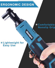 Load image into Gallery viewer, High Torque Cordless Ratchet Wrench Kit – 2 Batteries &amp; Extension Bar Included