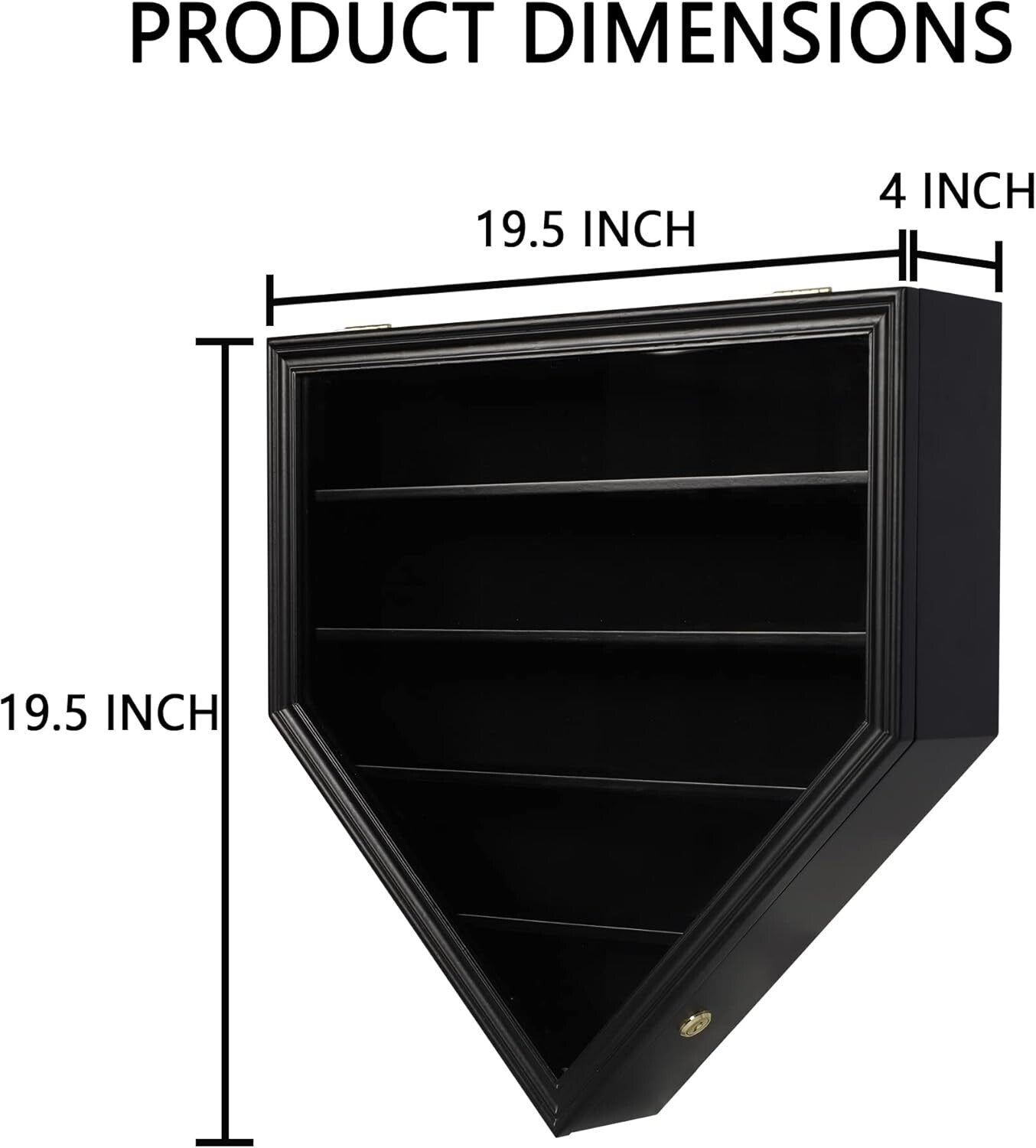21-Slot Acrylic Baseball Display Case - Secure Autograph Holder with Anti-Theft