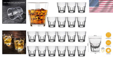 Load image into Gallery viewer, Stylish Round Shot Glasses Set - 20 Count Elegant Glassware for Every Occasion
