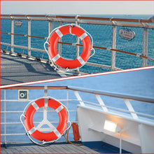Load image into Gallery viewer, Portable Life Ring for Boating 23" with 50ft Lifesaving Rope - Safety First