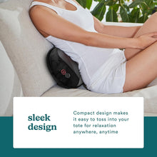 Load image into Gallery viewer, Portable Shiatsu Back and Neck Massager with Heat - Lightweight &amp; Versatile