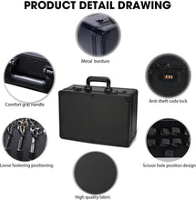 Load image into Gallery viewer, Portable Professional Barber Case - Double Layer Organizer for Tools &amp; Clippers