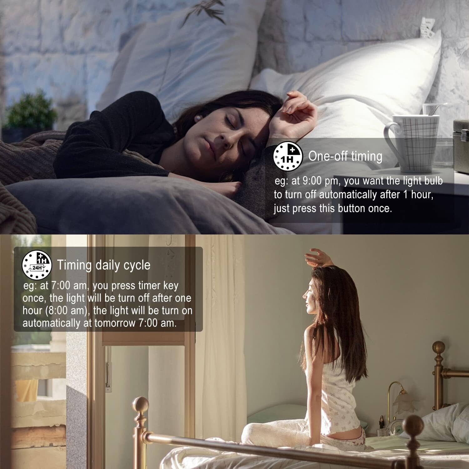 Dimmable E12 Candelabra LED Bulbs with Remote, 12 Pack - 5W, 5000K Brightness