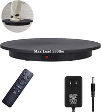 Load image into Gallery viewer, Heavy-Duty 23.6" Rotating Display Stand with Remote and Multi-Color Backgrounds