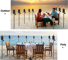 Load image into Gallery viewer, 6-Pack Stylish 16 oz Citronella Torches - Adjustable Height for Outdoor Elegance