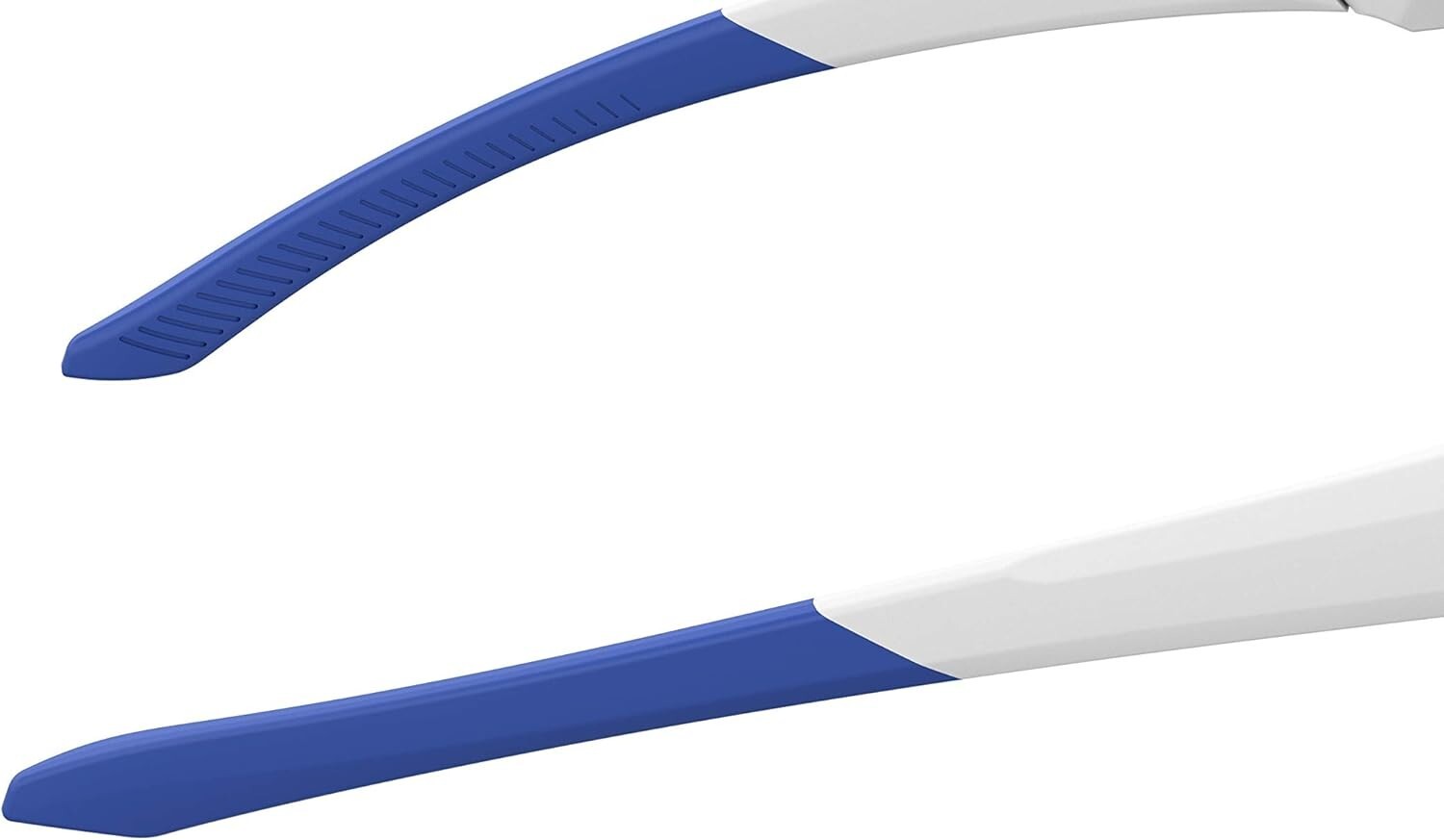 Matte White/Blue Boys' Wrap Sunglasses with Durable TR90 Frame - 69mm Lens