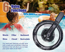 Load image into Gallery viewer, Portable 14-Inch Sand Filter with Timer - Complete Above Ground Pool Solution