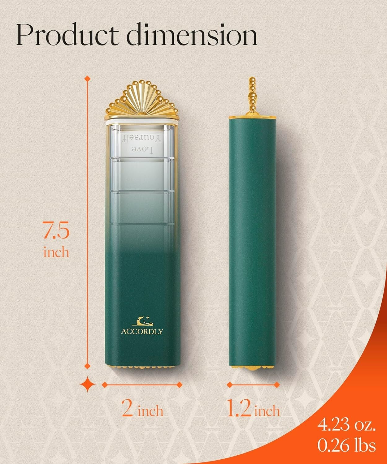 Luxurious Heavy-Duty Pill Organizer - Perfect for Vitamins, Medication & Travel